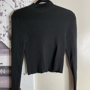 NEW NEVER WORN ZARA CROPPED SWEATER
